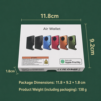 Dompet Pintar Penahan Kartu Kredit Logam Aluminium Anti RFID dengan MOQ Rendah