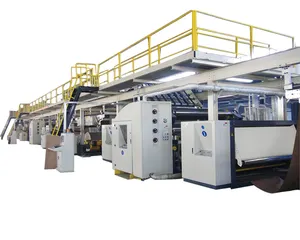 3/5 capas automática de cartón corrugado de línea de producción de la máquina