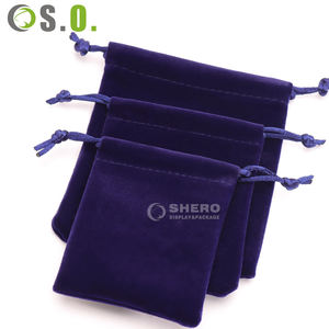 Manufacture High-quality Velvet <b>Drawstring</b> <b>Pouch</b> Custom Logo Jewelry Gift Velvet <b>Pouch</b> with Pattern - Product Image 5