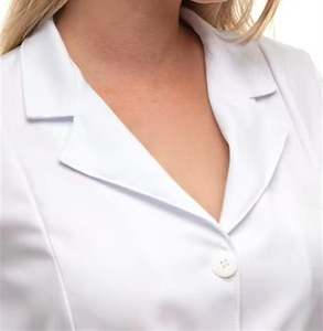 Blouse de laboratoire classique à manches longues pour femmes - Uniforme médical professionnel pour médecins, infirmières et scientifiques - Product Image 2