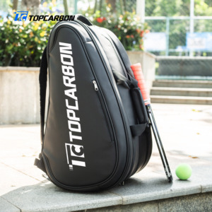 Bolsa de cuero para raqueta de tenis de playa, personalizada, precio al por mayor, alta calidad - Product Image 3