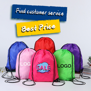 Promotional Printed Drawstring Bag Custom Polyester Backpack Sport Gift Outdoor Backpack Travel Pouch School