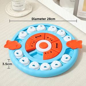 Jouet de puzzle <span class=keywords><strong>pour</strong></span> chiots - Tapis olfactif amusant et distributeur de nourriture anti-ennui en plastique au design de dessin animé - Product Image 6