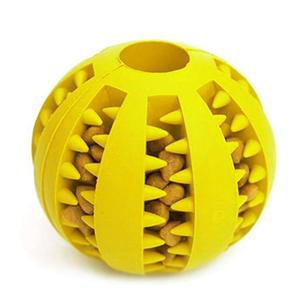 Bola de juguete no tóxica para perros, pelota de juguete resistente a mordeduras para mascotas, cachorros, gatos, perros, alimentador de alimentos para mascotas, Bola de Limpieza de dientes para masticar - Product Image 3