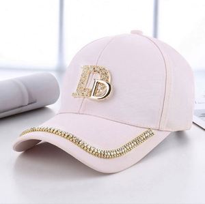 Wholesale High Quality Adjustable Baseball <b>Cap</b> With Rhinestone Letter LOGO for <b>Women</b> - Product Image 2