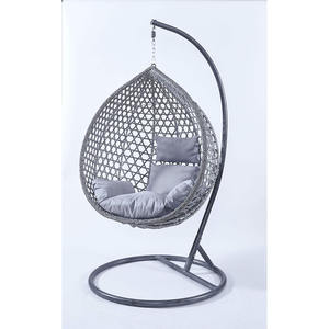 2 Person Metal <strong>Garden</strong> <strong>Chairs</strong> Hanging Swing Outdoor Modern Traditional <strong>UK</strong> European Open Xxl Double Seat White <strong>Egg</strong> <strong>Chair</strong> - Product Image 1