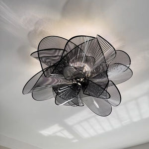 Luz de dormitorio nueva luz de lujo moderna simple norte de Europa sentido avanzado pétalo lámparas dormitorio luz de techo - Product Image 5