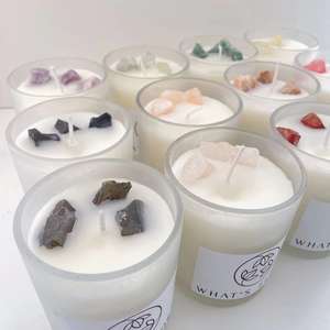 Cera <span class=keywords><strong>di</strong></span> soia candele profumate <span class=keywords><strong>di</strong></span> cristallo naturale con coppa candele <span class=keywords><strong>di</strong></span> pietra gemma infusa per la casa - Product Image 2