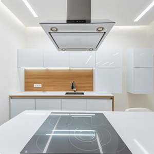 Juego de Muebles de Cocina Modulares Modernos Ensamblados a Medida 2025 con Cesta de Cajones y Grifo para Hotel y Centro Comercial - Product Image 4