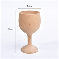Coupe à vin rouge en bois écologique à succès, coupe à champagne portable