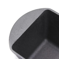 Moule à pain rectangulaire Geovein, rôtissoire à pain, plat à pain en fonte avec couvercle