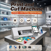 Mesin Printer dan Pemotong 2-in-1 Presisi Tinggi yang Dapat Disesuaikan untuk Film Hidrogel TPU/EPU Jam Tangan Pintar Ponsel Tablet PC