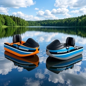 <span class=keywords><strong>Jet</strong></span>-boat en matériau PEE, moteur 2 temps 15 kW refroidi par eau, batterie au lithium ternaire 72V90A, vitesse maximale 40 km/h, charge maximale 300 kg - Product Image 1
