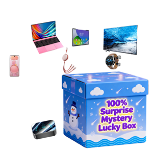 Boîte mystère avancée 2026 (modèle Lucky-2) – Contient garanti des téléphones portables, des enceintes, des consoles de jeux – Boîte surprise à 5 pièces - Product Image 1