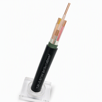 Câble d'alimentation blindé en acier ignifuge ZR-YJV22 0.6/1KV 3*10+1*6 avec conducteur en cuivre, isolation XLPE