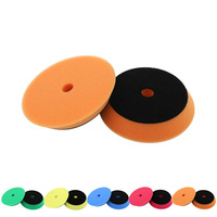 Nouveau Design Patin de Polissage 5 Pouces Durable en Mousse Éponge pour Détail Mobile, Tampons de Polissage pour Voiture pour Utilisation avec Ponceuse DA