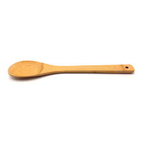 2025 nouveautés ustensiles de cuisine, cuillère de cuisson en bois de bambou bio 12"