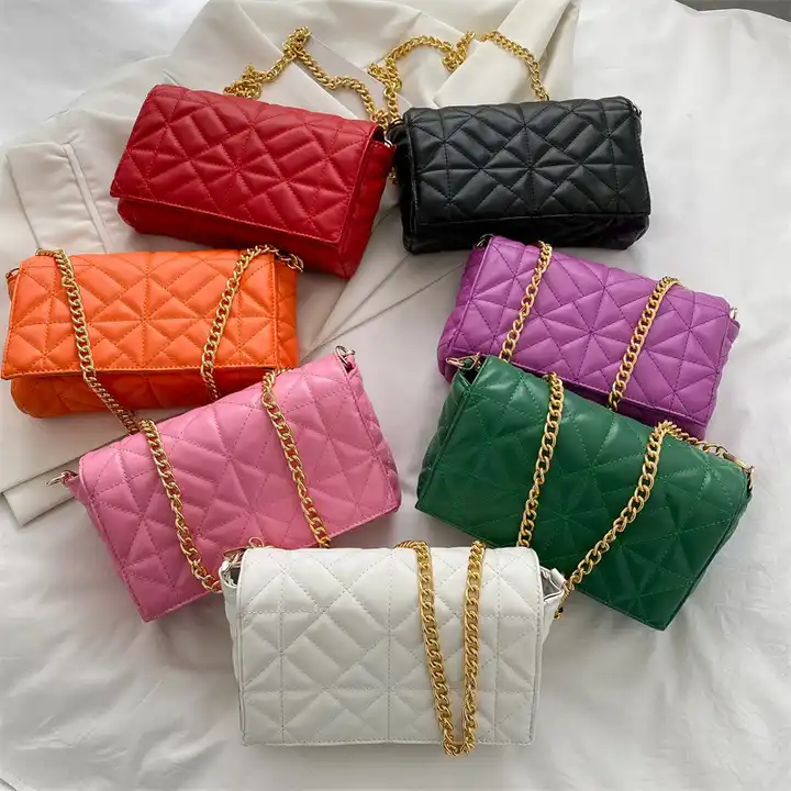 Wholesale Dropping Ladies Quilted Chain Crossbody Sling Shoulder Bags  Leather Famous Brand Luxury Handbags Women Hand Bags 2022 Purses From  m.
