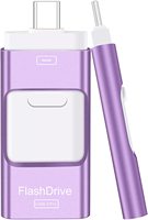 Clé USB rétractable 4 en 1 pour téléphone, OTG, type C, USB 3.0, double interface pour iPhone, Android, PC