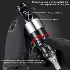 Machine à tatouer sans fil rechargeable de haute qualité, stylo rotatif professionnel pour liner et shader, machine à maquillage permanent - Product Image 3