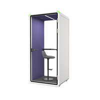 Cabine insonorisée de bureau préfabriquée Cabine de bureau intérieure et extérieure Cabine silencieuse Pod acoustique de bureau préfabriqué