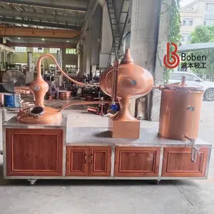 Brandies Cognac Grappa Distiller Alambic Pot Still Charentais Alembic Still 1000-Litres Bouilloire et Préchauffeur - Product Image 3