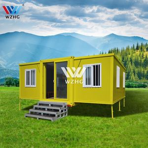 Maison modulaire en conteneur d'expédition extensible à 2 étages, vente de café - Product Image 1