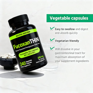 ハラール・コーシャ・GMP認証工場によるプライベートブランドのフコキサンチンカプセル、ミルクシスル配合の肝臓サプリメント - Product Image 4