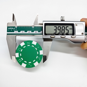 Jetons de poker vierges personnalisés en ABS, légers et colorés, sans valeur nominale, pour casino, table, tournois à domicile et jeux de hasard - Product Image 3