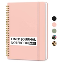 Usine d'impression de Guangzhou Cahier de notes à spirale en cuir avec logo personnalisé avec logo