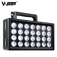 VSHOW Q8 Queen 28pcs 20W RGBWA UV 6in1 Puissant Lavage Led Luminaire IP66 Panneau de Scène Extérieur Éclairages Pour Dj Club Concert