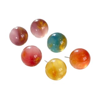 Pendientes Redondos de Resina Transparente con Diseño de Caramelo de Verano, Pequeños y Únicos para Niñas - Product Image 5