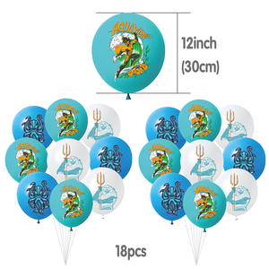 Sea King 2 Aquaman 2 Ballon drapeau en papier écologique transfrontalier ensemble de décoration de fête d'anniversaire nouveau produit-<span class=keywords><strong>Lost</strong></span> Kingdom - Product Image 4