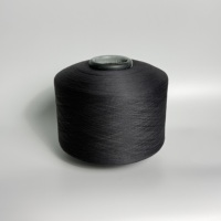Fil de polyester élastique SCY 2075/4075 recouvert de spandex pour le tricot de chaussettes, couleur personnalisée, service OEM