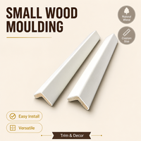 Petites moulures en bois, moulures en pin naturel, bandes de moulures sur mesure pour la décoration des murs et plafonds intérieurs