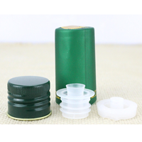 4 jeux de capuchons rétractables et d'inserts pour bouteilles d'huile d'olive avec verseur en plastique pour huile d'olive