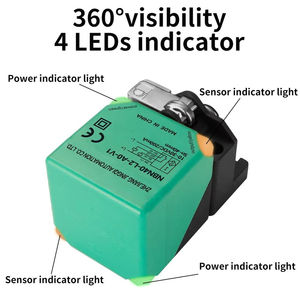 Sensor de proximidad cuadrado NBB20/NBN40-L2-A0-V1 IP67 NPN PNP de 20 mm/40 mm, interruptor de sensor de proximidad de metal de largo alcance - Product Image 2