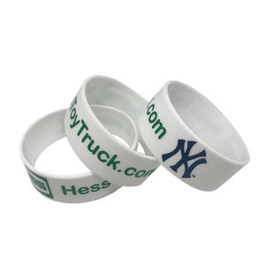 Pulseras de goma de <span class=keywords><strong>1</strong></span> pulgada de ancho, logo personalizado, de silicona, deportivas, baratas - Product Image 6