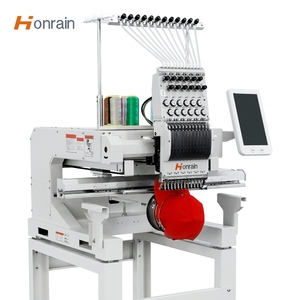 HONRAIN Chine <span class=keywords><strong>Promaker</strong></span> Machine à broder à tête unique par ordinateur 3D Flat/cap à vendre - Product Image 1