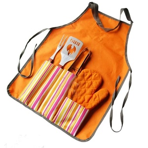 Juego de 14 Utensilios para Asar al Aire Libre, Accesorios para <span class=keywords><strong>Barbacoa</strong></span>, <span class=keywords><strong>Kit</strong></span> de Parrilla con Delantal, Venta al Por Mayor de Fábrica - Product Image 3