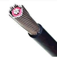 854/ASTM B800 3 * 6AWG Cable plano concéntrico de cobre 0,6/1KV con conductor de aluminio y aislamiento XLPE