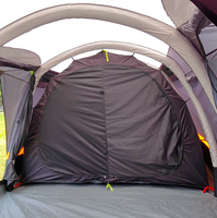 Tente tunnel gonflable de luxe pour 8 personnes, double couche, deux chambres, salon, en tissu Oxford imperméable, pliable, pour le jardin et les voyages