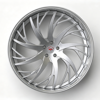 Rines de Aleación de Lujo SL 28X10 30X9.0 30X10, Personalizados, Forjados en 2 Piezas, 5x1277, Negros, con Acabado Mecanizado, Llanta Profunda, para SUV y Camioneta
