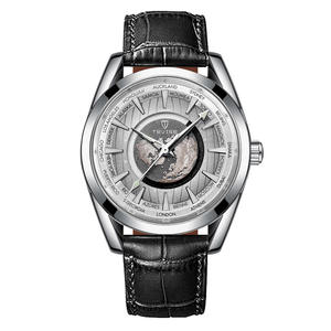 TEVISE 795 Wholesale Custom Luxury Automatic Watch for Men <b>Moon</b> Phase Full Calendar Leather Business Dress Mechanical Watch - Product Image 1