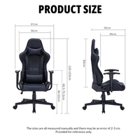 Chaise de jeu industrielle pivotante en cuir PU multicolore pour e-sport, vente en gros, ODM/OEM, pour utilisateurs d'ordinateurs