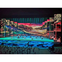 Sistema de Pantalla LED P2.976 para Video Wall, Alto Brillo, para Interiores, Alquiler, Cabina de DJ, Colgante, 4m x 4m, para Tiendas, Animación Gráfica para Metro