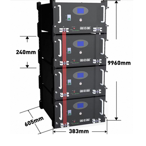 แบตเตอรี่เก็บพลังงานแสงอาทิตย์คุณภาพสูง 51.2V 314Ah 16KWh แบบโมดูลาร์ พร้อมระบบสื่อสาร RS485 สำหรับใช้ในบ้านแบบไฮบริดกริด รับประกัน 5+5 ปี - Product Image 4