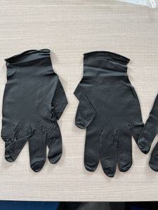Guantes de nitrilo con agarre de diamante de grado industrial <span class=keywords><strong>CE</strong></span> estándar desechables guantes resistentes de nitrilo grueso - Product Image 5