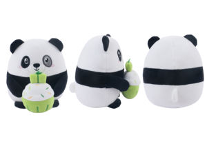 Boneka <span class=keywords><strong>Panda</strong></span> Lucu dengan Cupcake, Mainan Hewan Isi Lembut untuk Hadiah Bayi Anak dan Dekorasi Rumah - Product Image 2