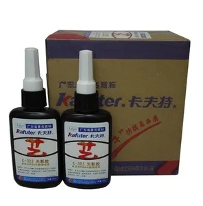 Pegamento acrílico líquido Kafuter PMMA PVC PC UV Glue/PVC UV Adhesivo